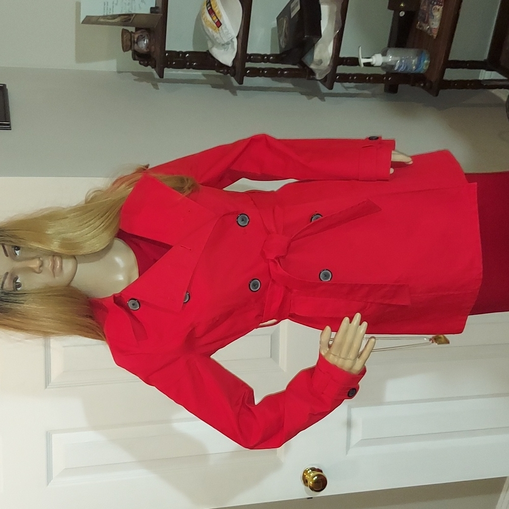 Old navy Sexy red rain coat